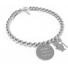 Bracciale donna I 10 Buoni Propositi B-5231 (da oggi scateno l'inferno)