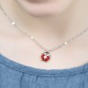 Collana Ragazza Bimba Luca Barra In Acciaio Con Coccinella JC101