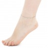 Cavigliera Donna Luca Barra CV162 In Acciaio Con Cuori