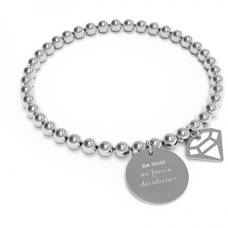 Bracciale donna I 10 Buoni Propositi B-5204 (da oggi mi faccio desiderare)