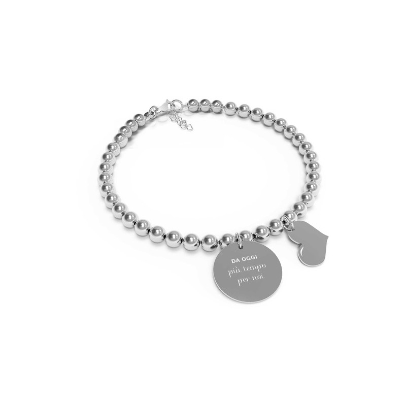 Bracciale donna I 10 Buoni Propositi B-5227 (da oggi più tempo per noi)