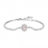 Bracciale Tennis Donna Luca Barra BK2737 In Acciaio Con Zircone Rosa