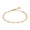 Bracciale Donna Luca Barra BK2849 In Acciaio Dorato Con Quadrifogli