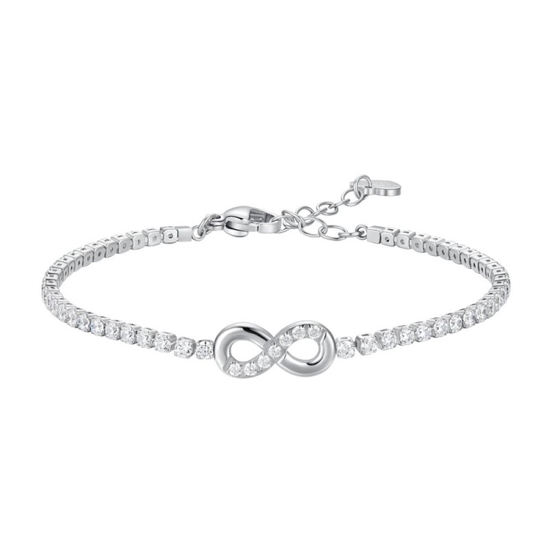 Bracciale Tennis Donna Luca Barra BK2864 Con Infinito E Zirconi 2 mm