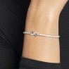 Bracciale Tennis Donna Luca Barra BK2864 Con Infinito E Zirconi 2 mm