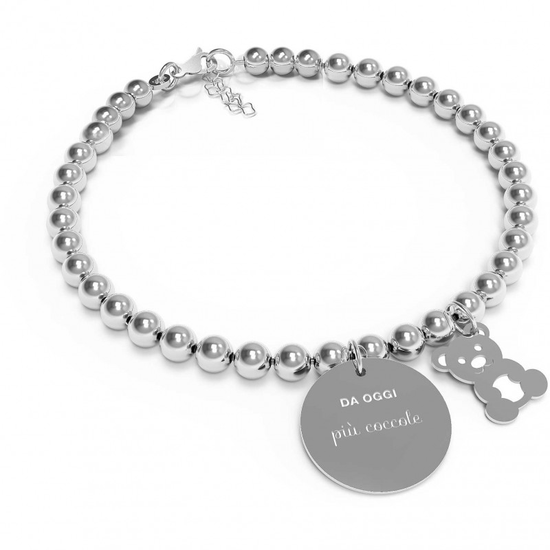 Bracciale donna I 10 Buoni Propositi B-5228 (da oggi più coccole)
