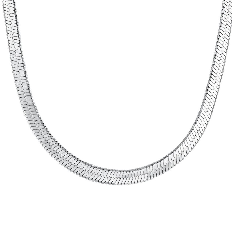 Collana Donna Luca Barra CK2118 In Acciaio Maglia Snake 2,5 mm