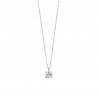 Collana Donna Luca Barra CK2140 In Acciaio Punto Luce Con Zircone 5 mm