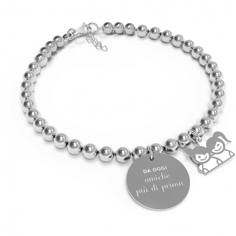 Bracciale donna I 10 Buoni Propositi B-5238 (da oggi amiche più di prima)