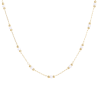 Collana Donna Luca Barra CK2273 In Acciaio Dorato Con Perle E Sfere