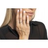 Anello Donna Luca Barra ANK622 In Acciaio Con Infinito E Zirconi