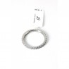 Anello Donna Luca Barra ANK573 Veretta In Acciaio Con Zirconi Misura 16