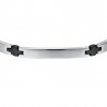 Bracciale Uomo Luca Barra BA1653 In Acciaio Con Particolari Neri