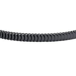 Bracciale Uomo Luca Barra BA1966 In Acciaio IP Nero