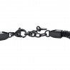 Bracciale Uomo Luca Barra BA1966 In Acciaio IP Nero
