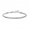 Bracciale Uomo Luca Barra BA1853 In Acciaio Maglia Coda Di Topo 4 mm