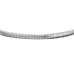 Bracciale Uomo Luca Barra BA1853 In Acciaio Maglia Coda Di Topo 4 mm