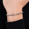 Bracciale Uomo Luca Barra BA1853 In Acciaio Maglia Coda Di Topo 4 mm