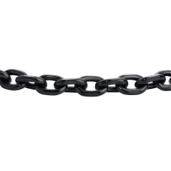 Bracciale Uomo Luca Barra BA1968 In Acciaio IP Nero A Catena