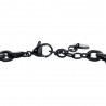 Bracciale Uomo Luca Barra BA1968 In Acciaio IP Nero A Catena