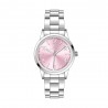 Orologio Donna Luca Barra BW391 In Acciaio Con Quadrante Rosa