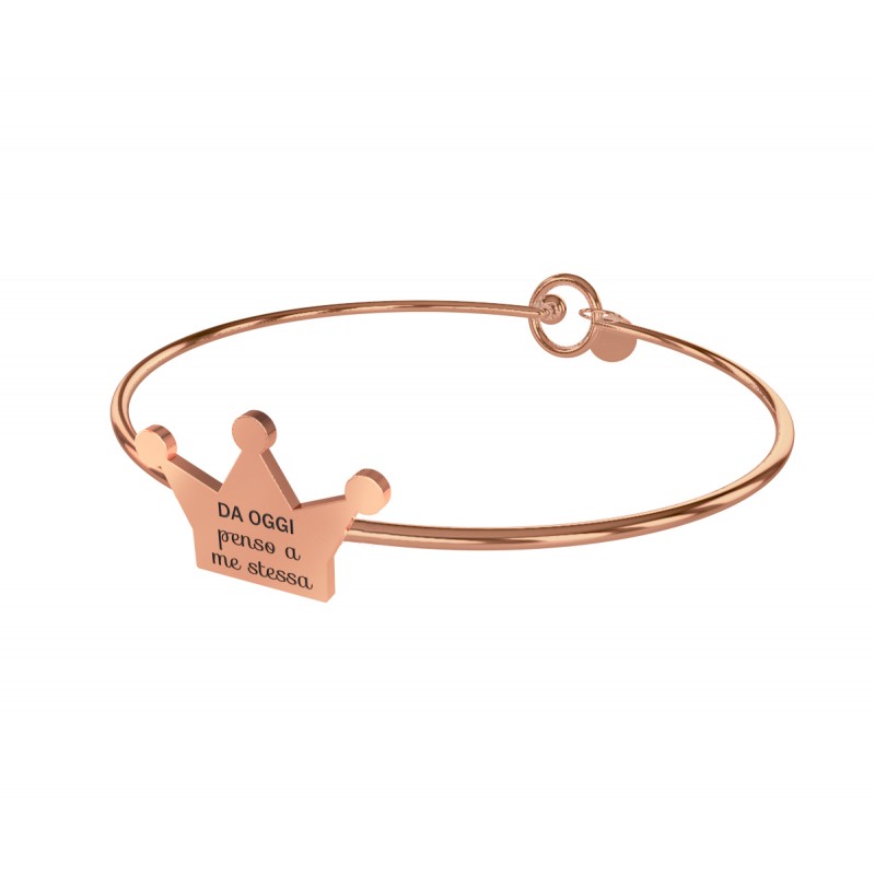Bracciale donna I 10 Buoni Propositi B-5452/RO (da oggi penso a me stessa)