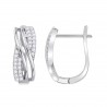 Orecchini Donna Lotus Silver LP3810-4/1 In Argento Con Zirconi Chiusura Monachella
