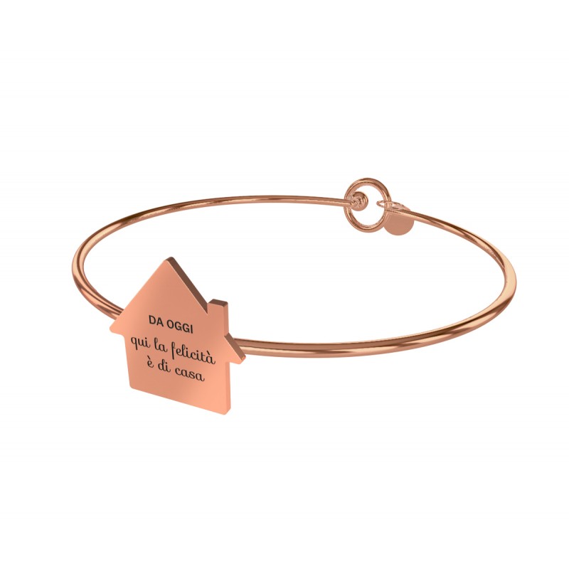 Bracciale donna I 10 buoni propositi B-5456/RO (da oggi qui la felicità è di casa)