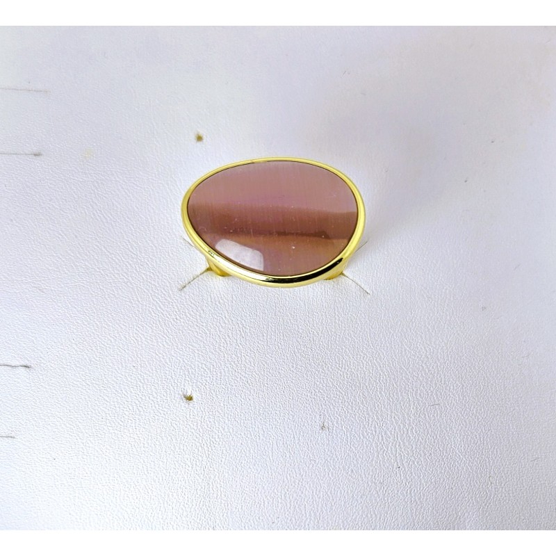 Anello Donna Sovrani J13244M18 In Bronzo Dorato Con Pietra Viola