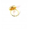 Anello Donna Sovrani J13215M18 In Bronzo Dorato Con Pietra Arancione