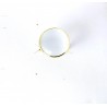 Anello Donna Sovrani J13229M18 In Bronzo Dorato Con Pietra Grigia
