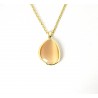 Collana Donna Sovrani J13210 In Bronzo Dorato Con Pietra Arancione