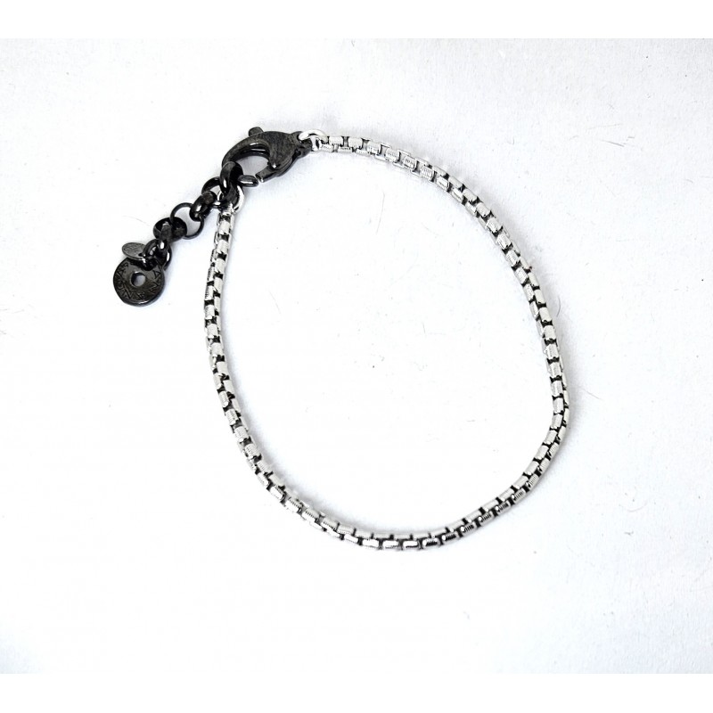Bracciale Uomo Ananda925 A-Y001.BR In Argento Maglia Rigata