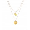 Collana donna I 10 Buoni Propositi N-9842/R (da oggi insieme si vola)