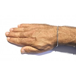 Bracciale Uomo Ananda925 A-Y001.BR In Argento Maglia Rigata