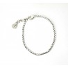 Bracciale Uomo Ananda925 A-Y003.BR In Argento Con Maglie Effetto Rigato