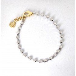 Bracciale Uomo Ananda925 A-Y008.BR In Argento Con Particolari Dorati