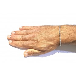 Bracciale Uomo Ananda925 A-Y012.BR In Argento A Maglie Ritorte
