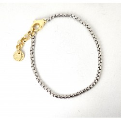 Bracciale Uomo Ananda925 A-Y020.BR In Argento Con Particolari Dorati