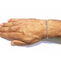 Bracciale Uomo Ananda925 A-Y018.BR In Argento Maglia Grumetta