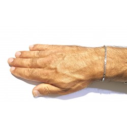 Bracciale Uomo Anada925 A-Y027.BR In Argento Maglia Veneziana