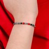 Bracciale Bimbo Luca Barra JB194 In Acciaio Con Sfere Multicolore