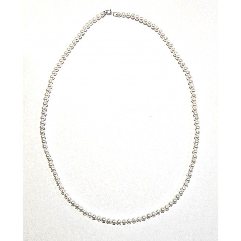 Collana Donna MIKIKO MFC450O4FCBI035L In Perle Di Acqua Dolce 3,5/4 MM
