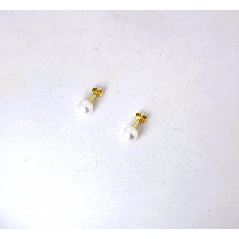 Orecchini Donna MIKIKO M.GTR65-ML In Perle Con Chiusura Oro Giallo 18 Carati