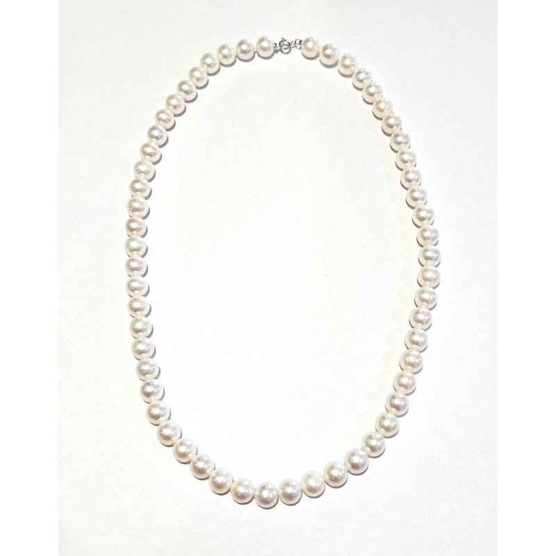 Collana Donna MIKIKO MFC450O4FCBI080L In Perle Di Acqua Dolce 8-8,5 mm