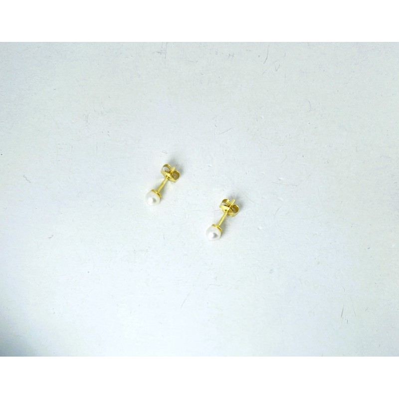 Orecchini Donna MIKIKO M.GTR35-ML In Perle Con Chiusura In Oro Giallo 18 Carati