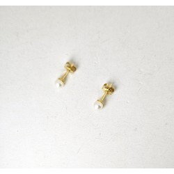 Orecchini Donna MIKIKO M.GTR35-ML In Perle Con Chiusura In Oro Giallo 18 Carati