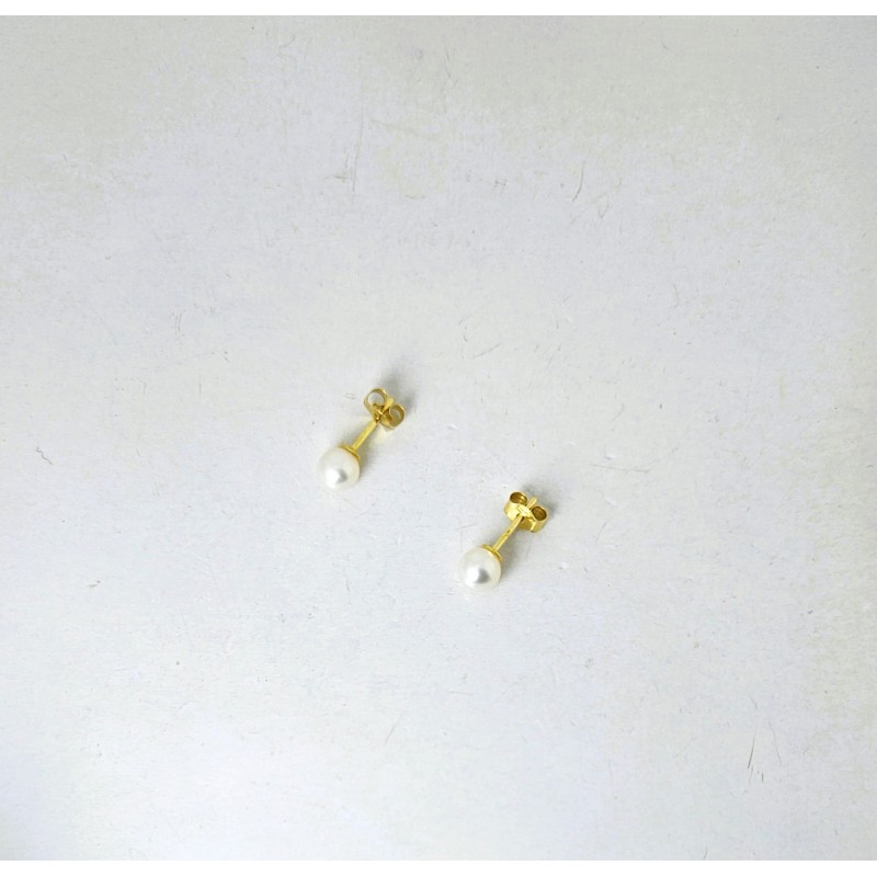 Orecchini Donna MIKIKO M.GTR45-ML In Perle Con Chiusura Oro Giallo 18 Carati