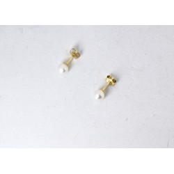 Orecchini Donna MIKIKO M.GTR45-ML In Perle Con Chiusura Oro Giallo 18 Carati