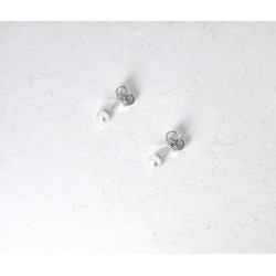 Orecchini Donna MIKIKO M.GTR35 B-L In Perle Di Acqua Dolce 3,5-4 mm